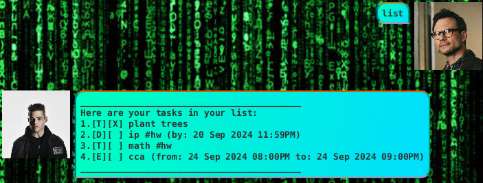 list